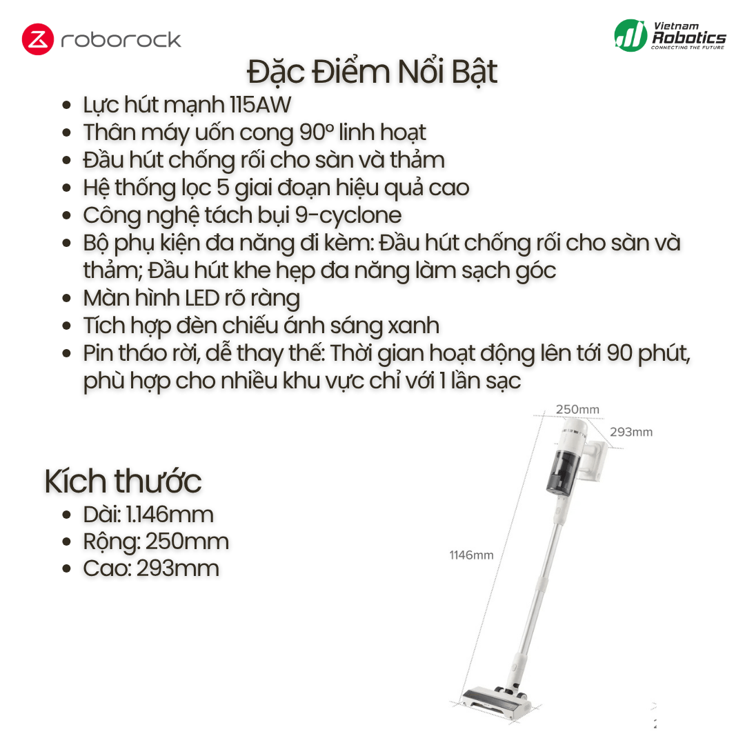 Roborock H60 - BH 24 Th