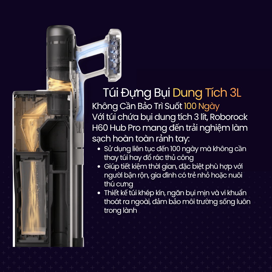 Roborock H60 Hub Pro - BH 24 Th