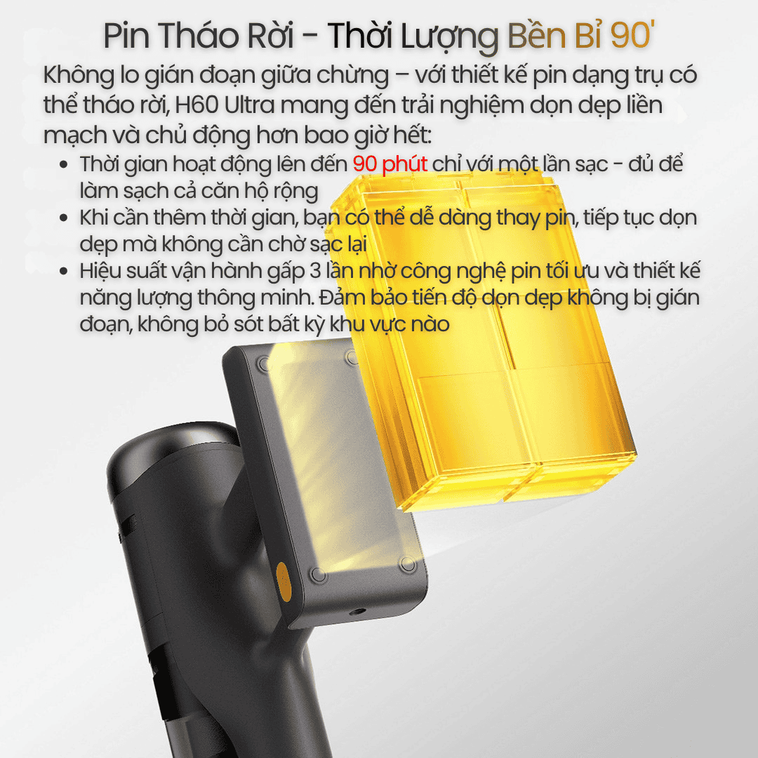 Roborock H60 Ultra - BH 24 Th