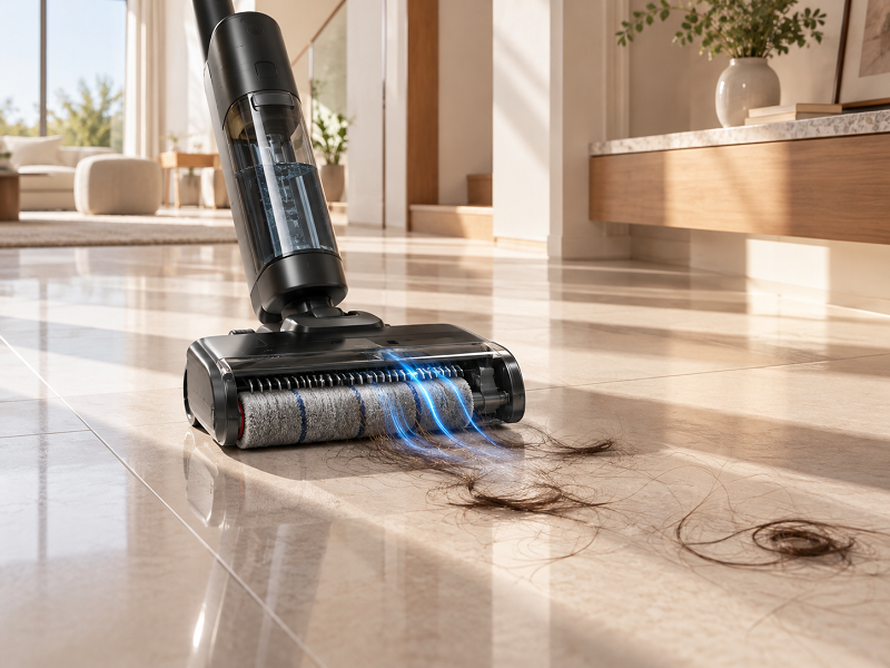 Máy lau sàn MOVA chống rối tóc như thế nào?
