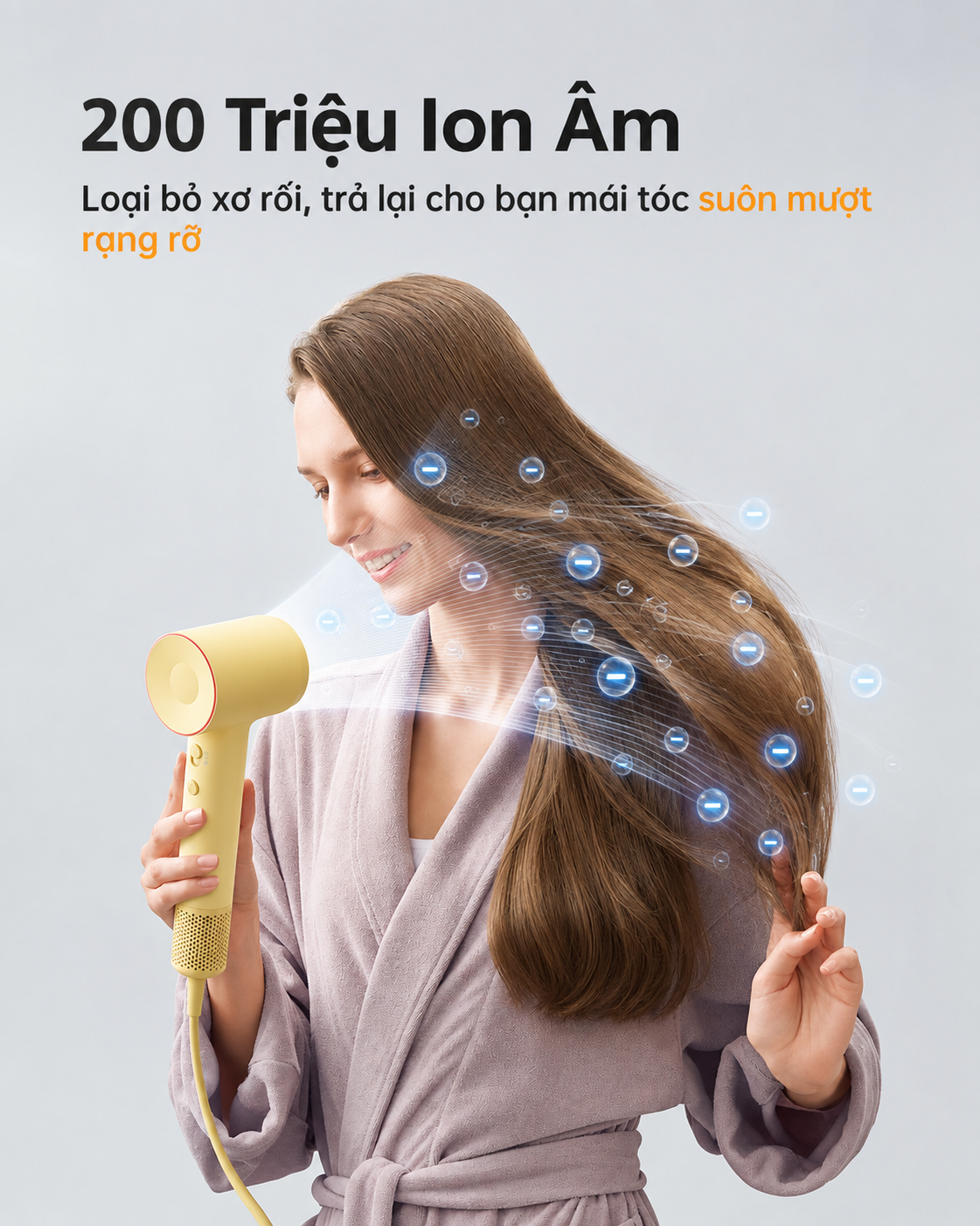 Ion âm 0,2 tỷ/cm³
