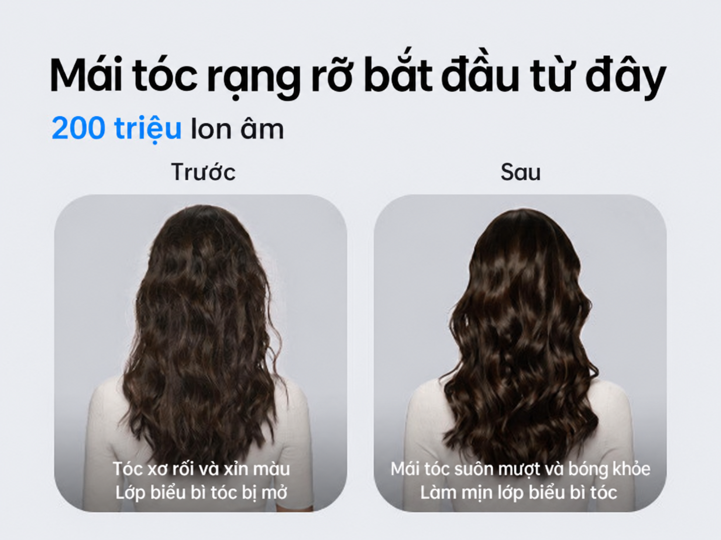 Mái tóc rạng rỡ bắt đầu từ đây