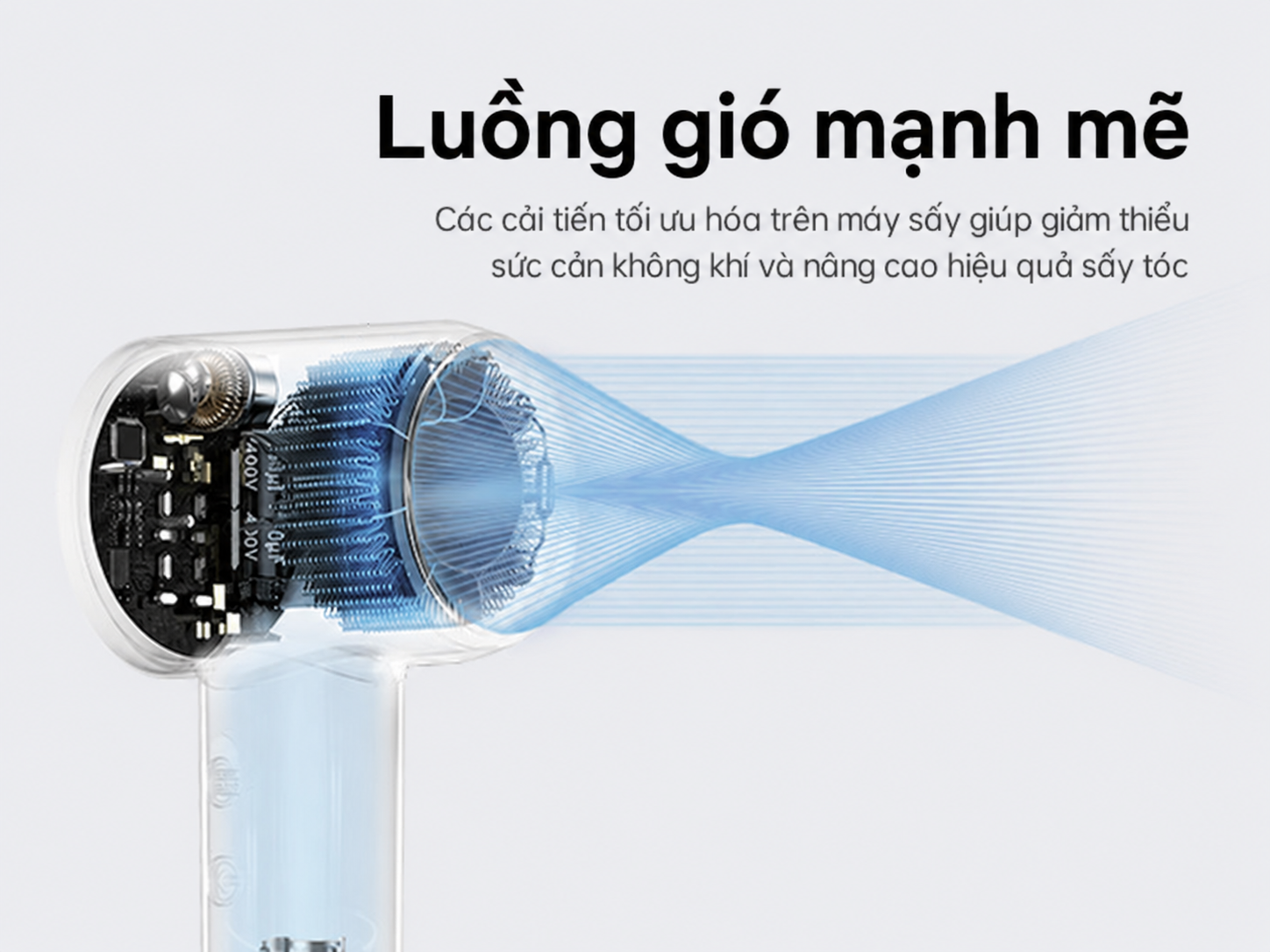 Máy Sấy Tóc Laifen SE - Động Cơ 105.000 Vòng/Phút, Gió 21 m/s, Ion Âm 0,2 Tỷ/cm³