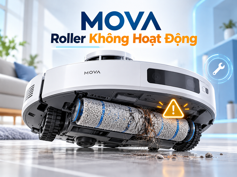 Roller lau MOVA không hoạt động phải xử lý thế nào?