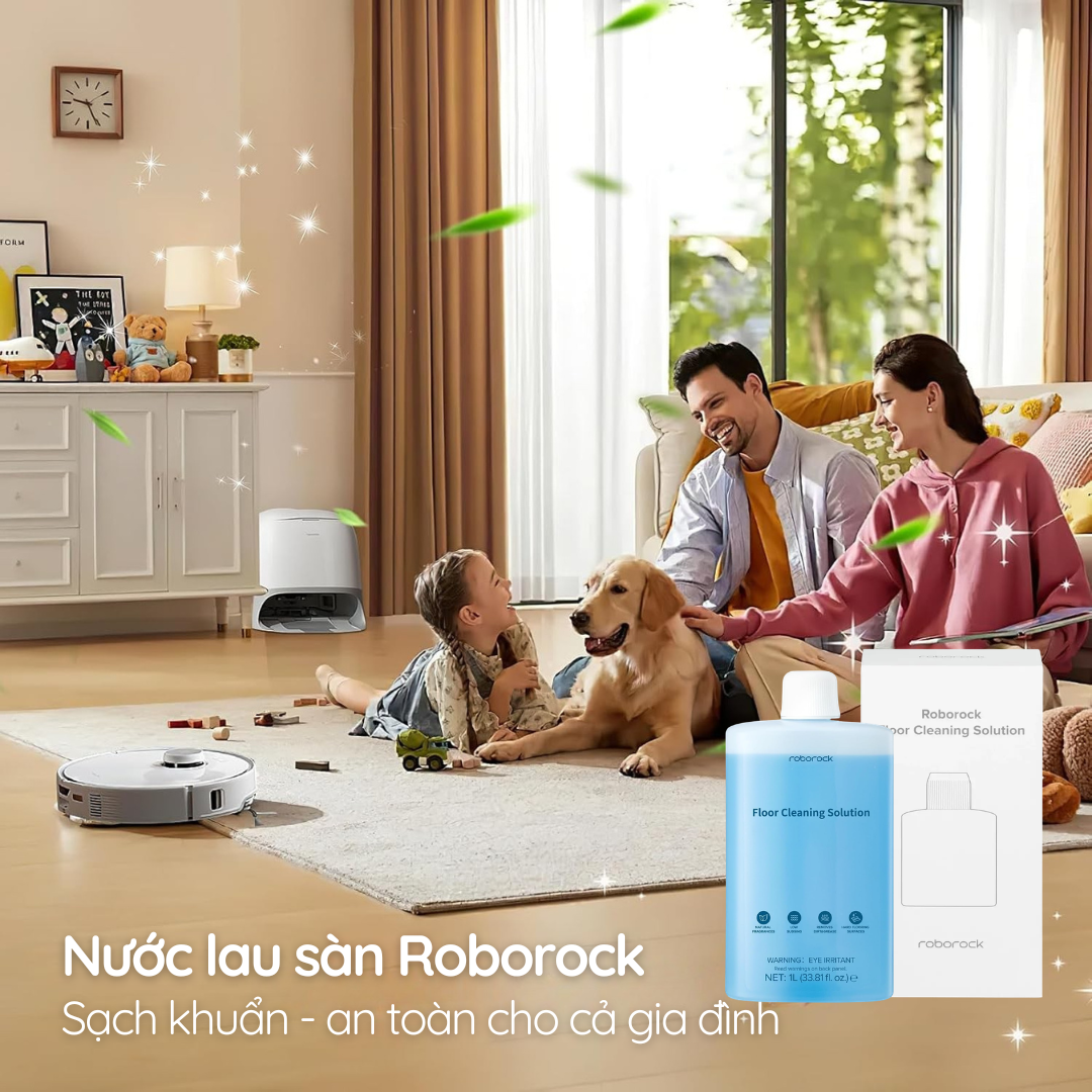 Nước lau sàn Roborock chính hãng – Bảo vệ toàn bộ hệ thống lau