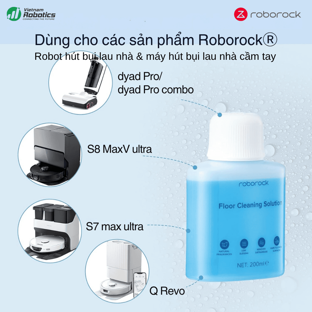 chuyên dùng cho robot hút bụi lau nhà và máy hút bụi lau nhà Roborock