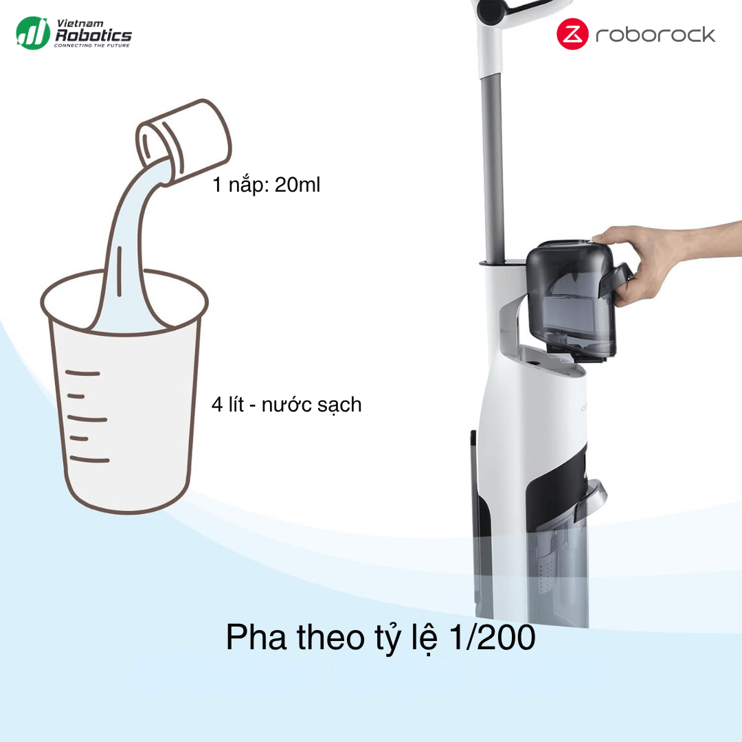 Hướng dẫn sử dụng - Nước Lau Sàn Roborock 1L 