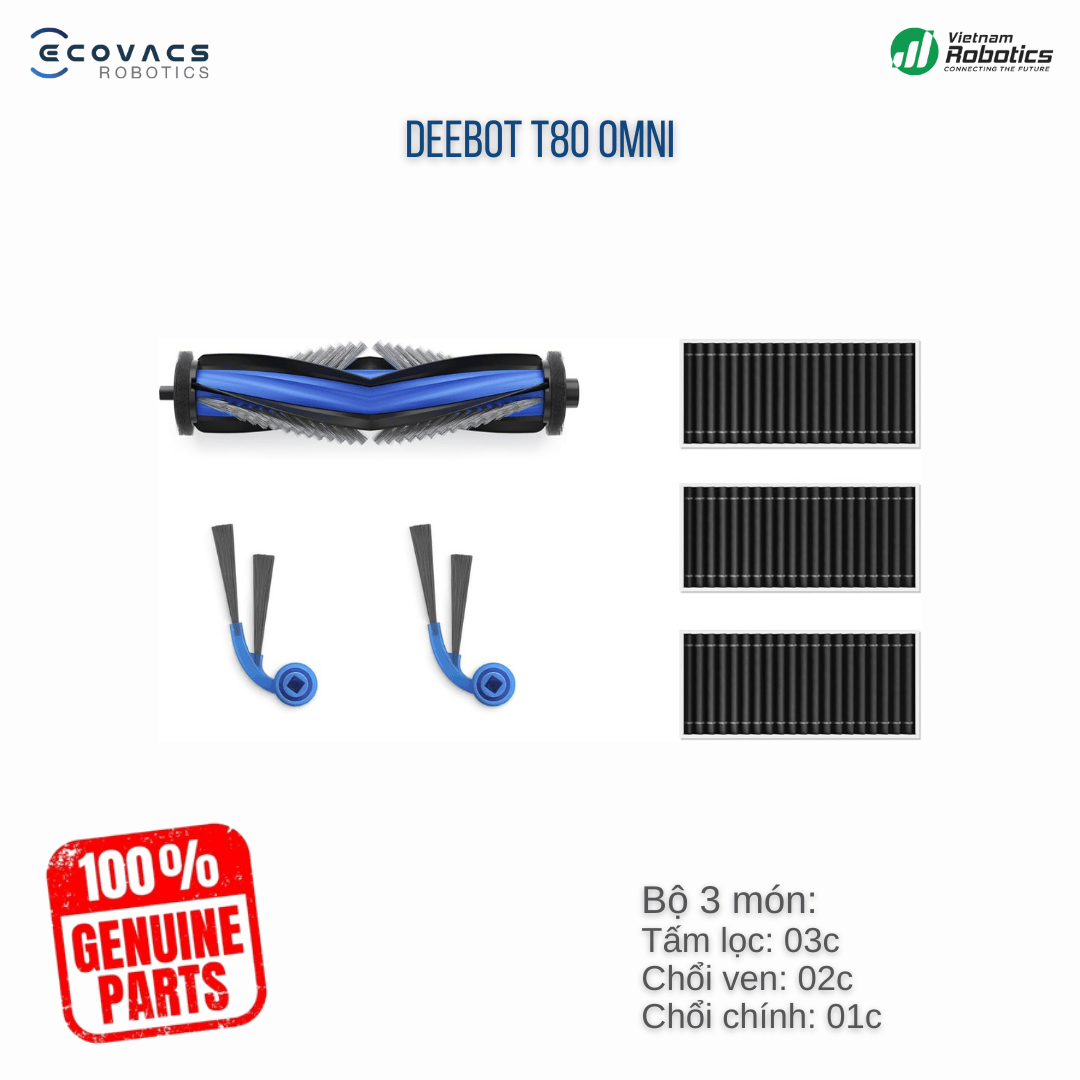 Bộ Phụ Kiện ECOVACS DEEBOT T80 – Chính Hãng