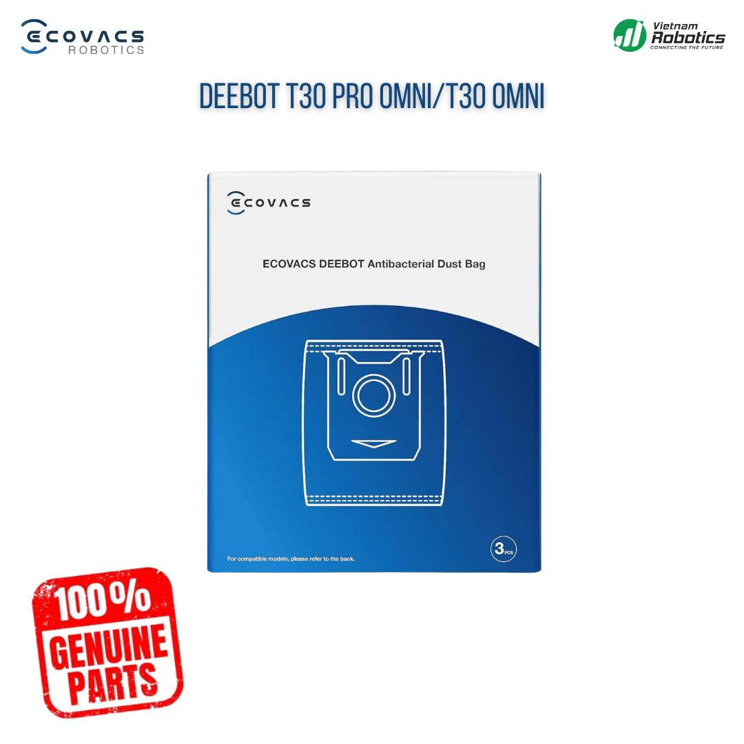 Túi đựng rác Ecovacs DEEBOT T30 Pro Omni / T30 Seris - Hàng Chính Hãng