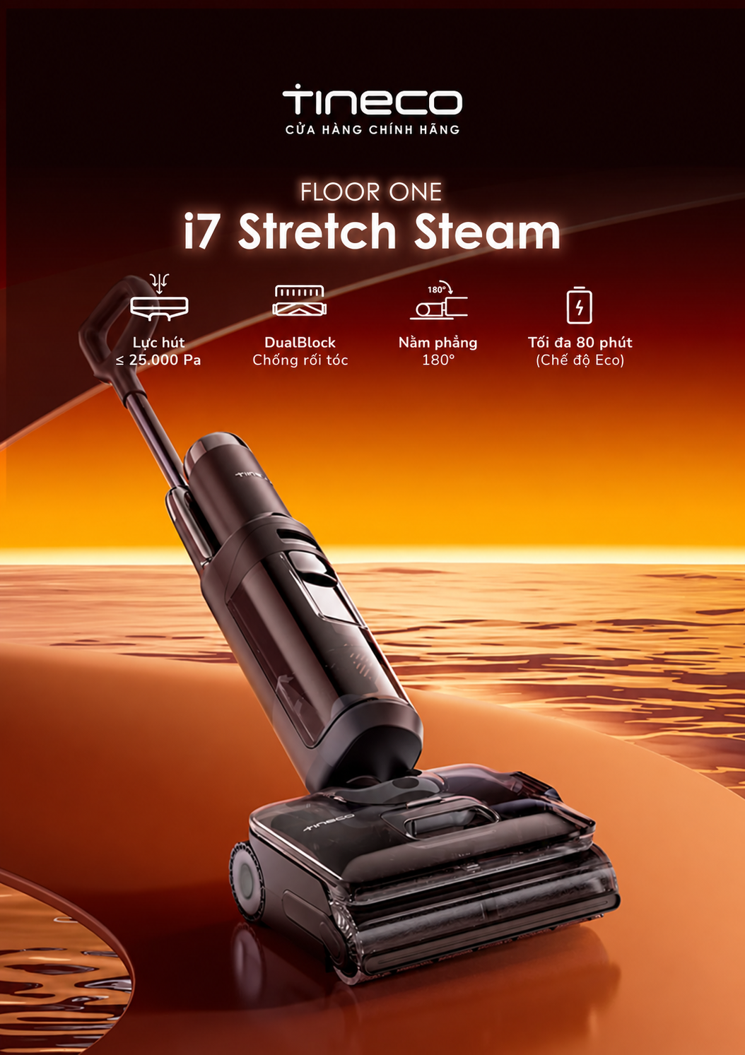 Tineco Floor One i7 Steam | Hơi Nước 160°C | Vietnamrobotics