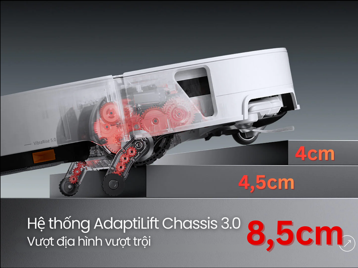 Hệ thống AdaptiLift Chassis 3.0 - Vượt địa hình vượt trội