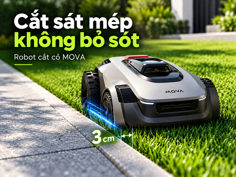 Robot cắt cỏ MOVA tránh vật cản như thế nào?