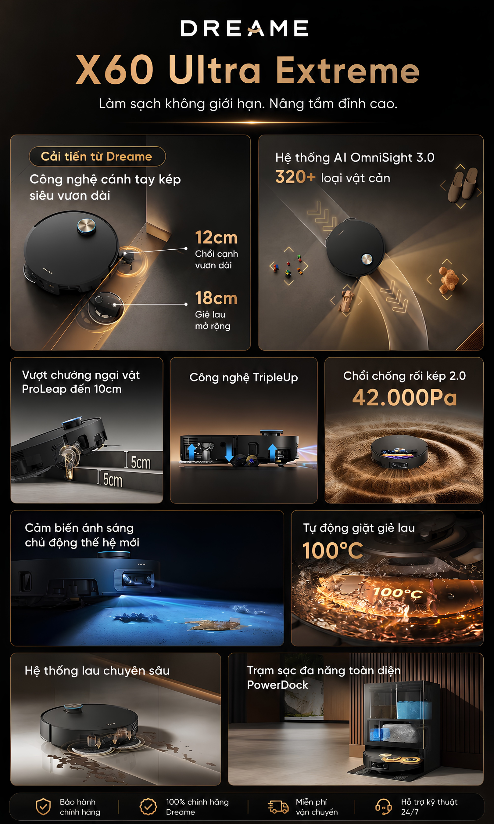 Dreame X60 Ultra Extreme có gì nổi bật?