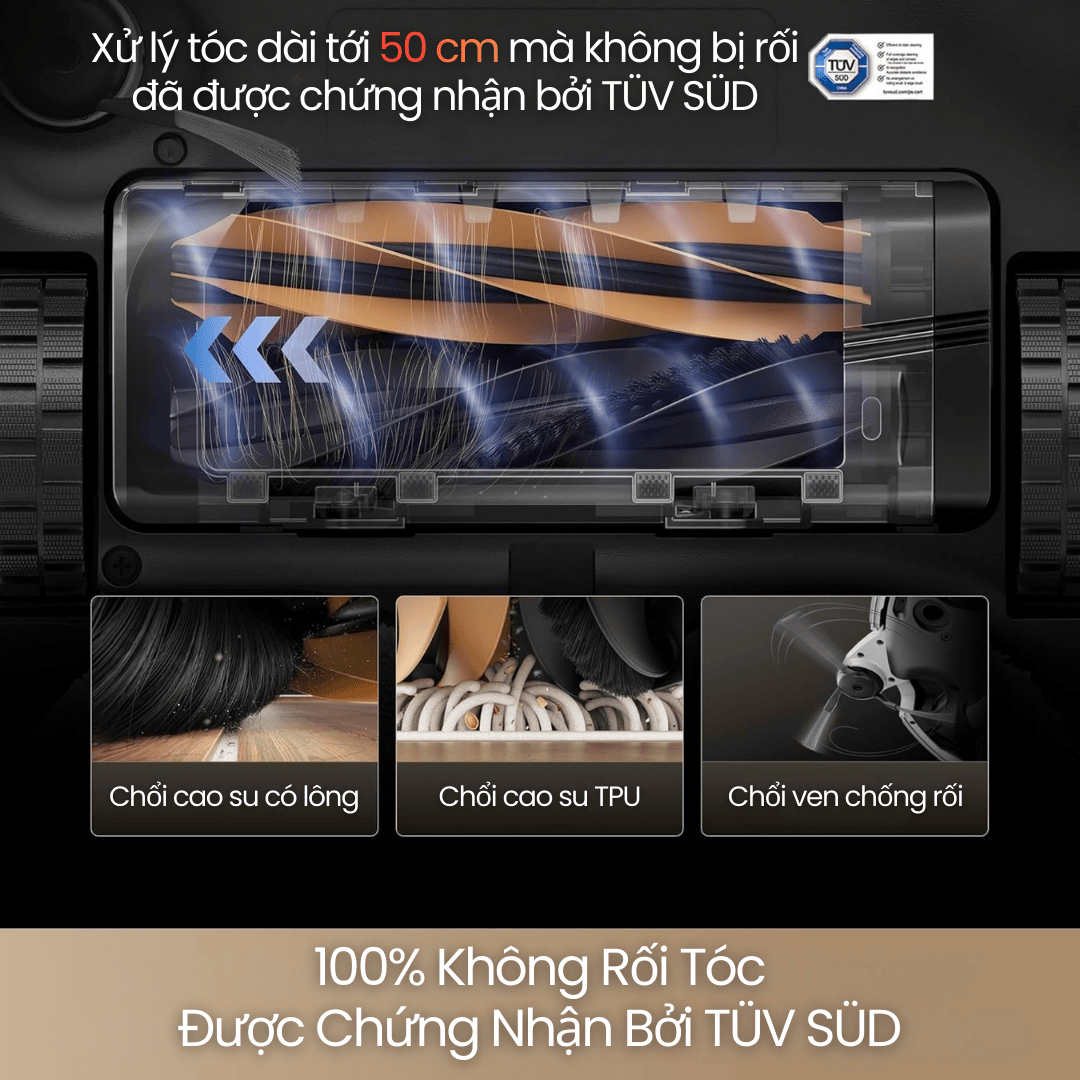 Chổi kép HyperStream™ - Giải pháp chống rối tóc đỉnh cao