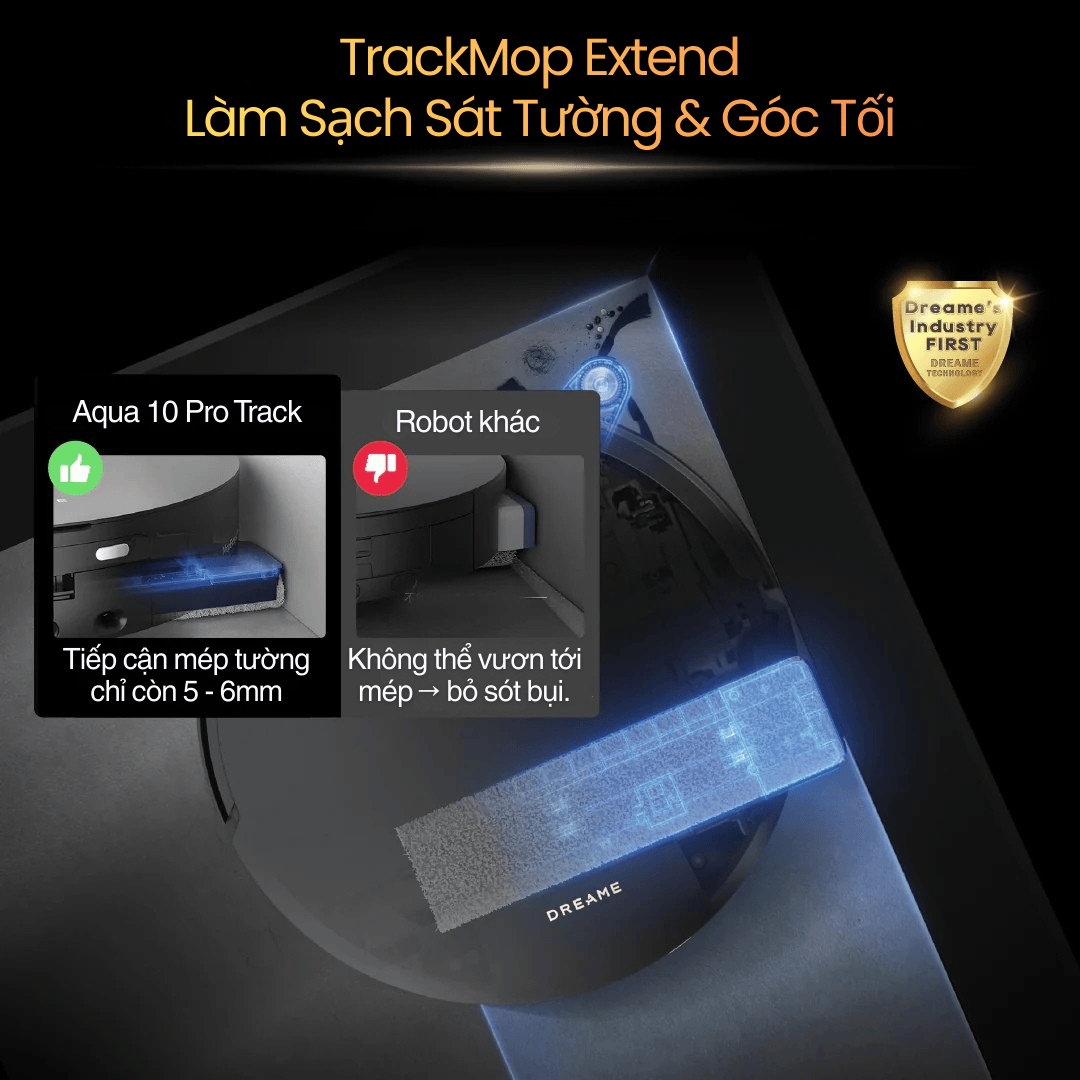 Thiết kế giẻ lau dạng cuộn lăn dẹt – Sạch sát cạnh tường