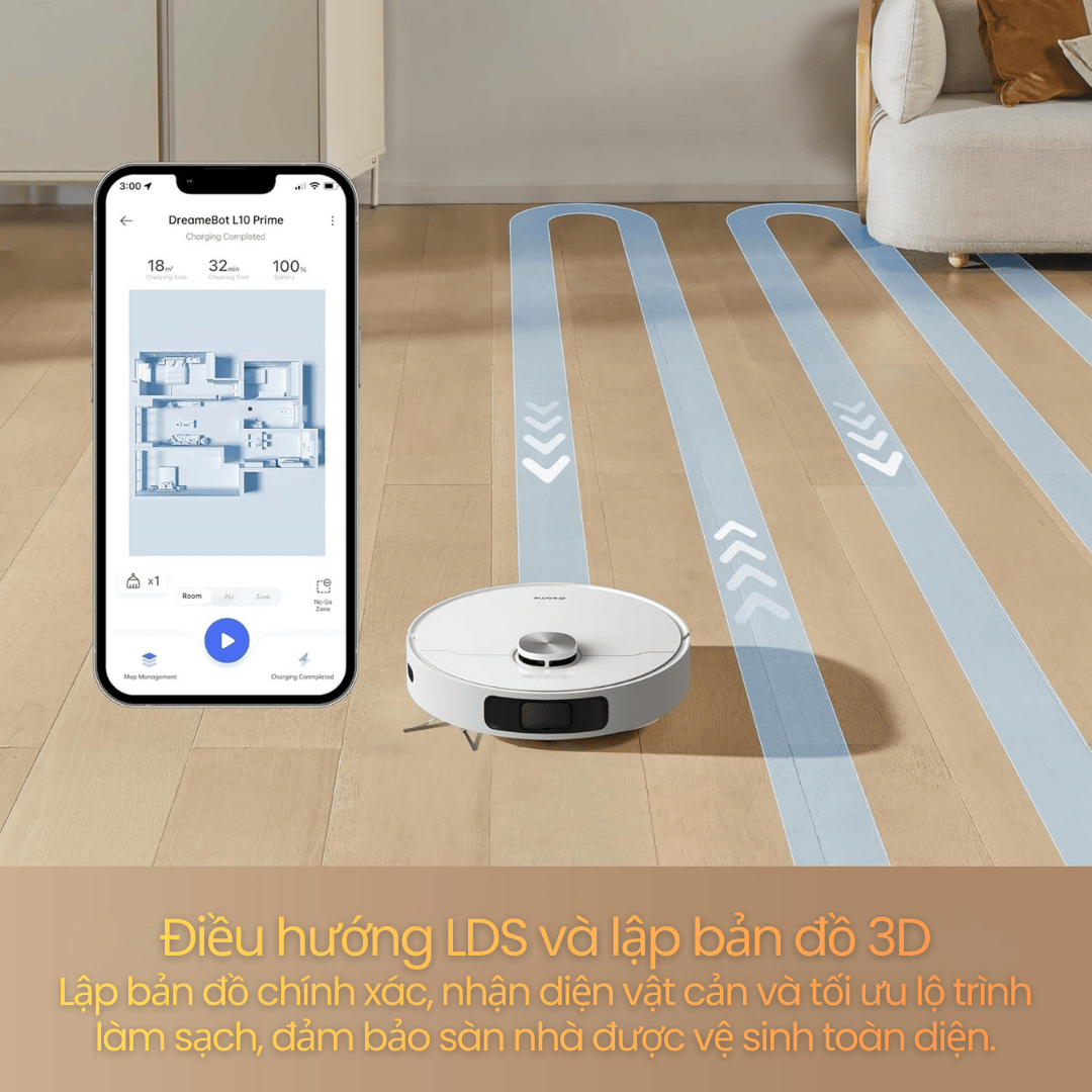 Công nghệ điều hướng LDS và lập bản đồ 3D thông minh