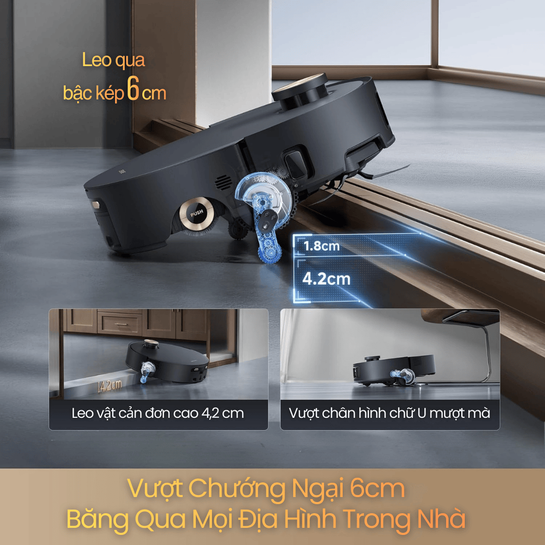 Vượt Chướng Ngại 6cm – Băng Qua Mọi Địa Hình Trong Nhà