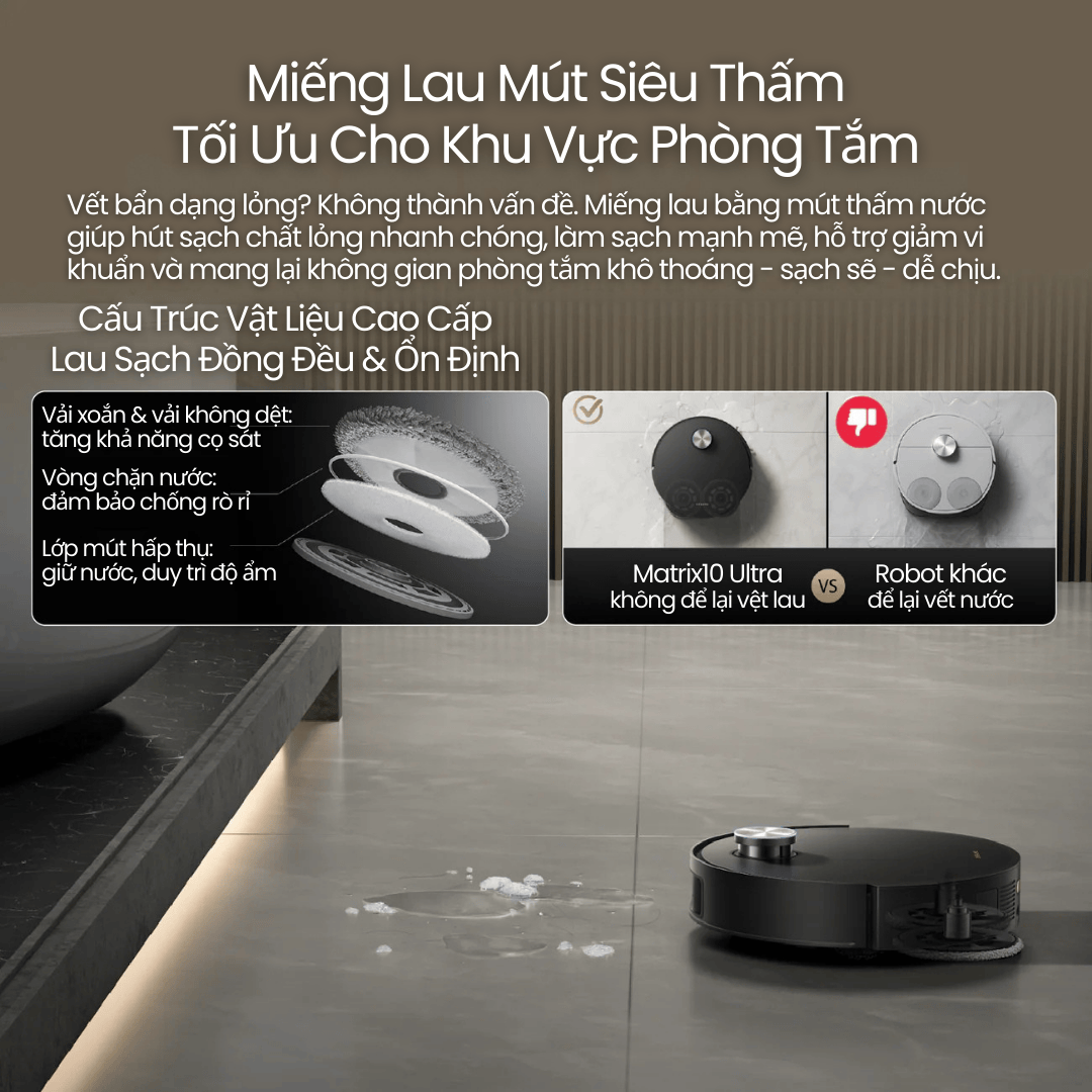 Miếng Lau Mút Siêu Thấm Tối Ưu Cho Khu Vực Phòng Tắm