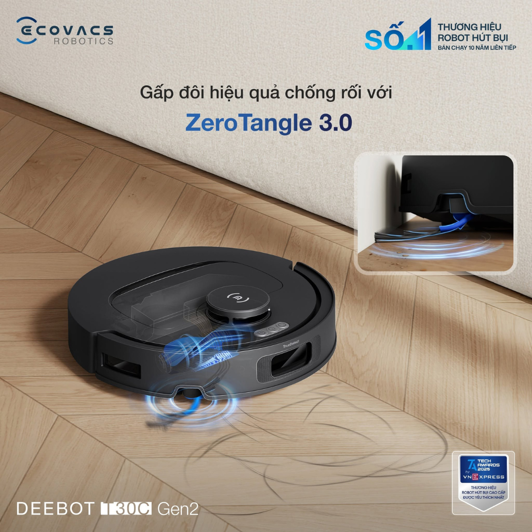 ZeroTangle 3.0: Chống rối từ chổi cạnh đến chổi chính