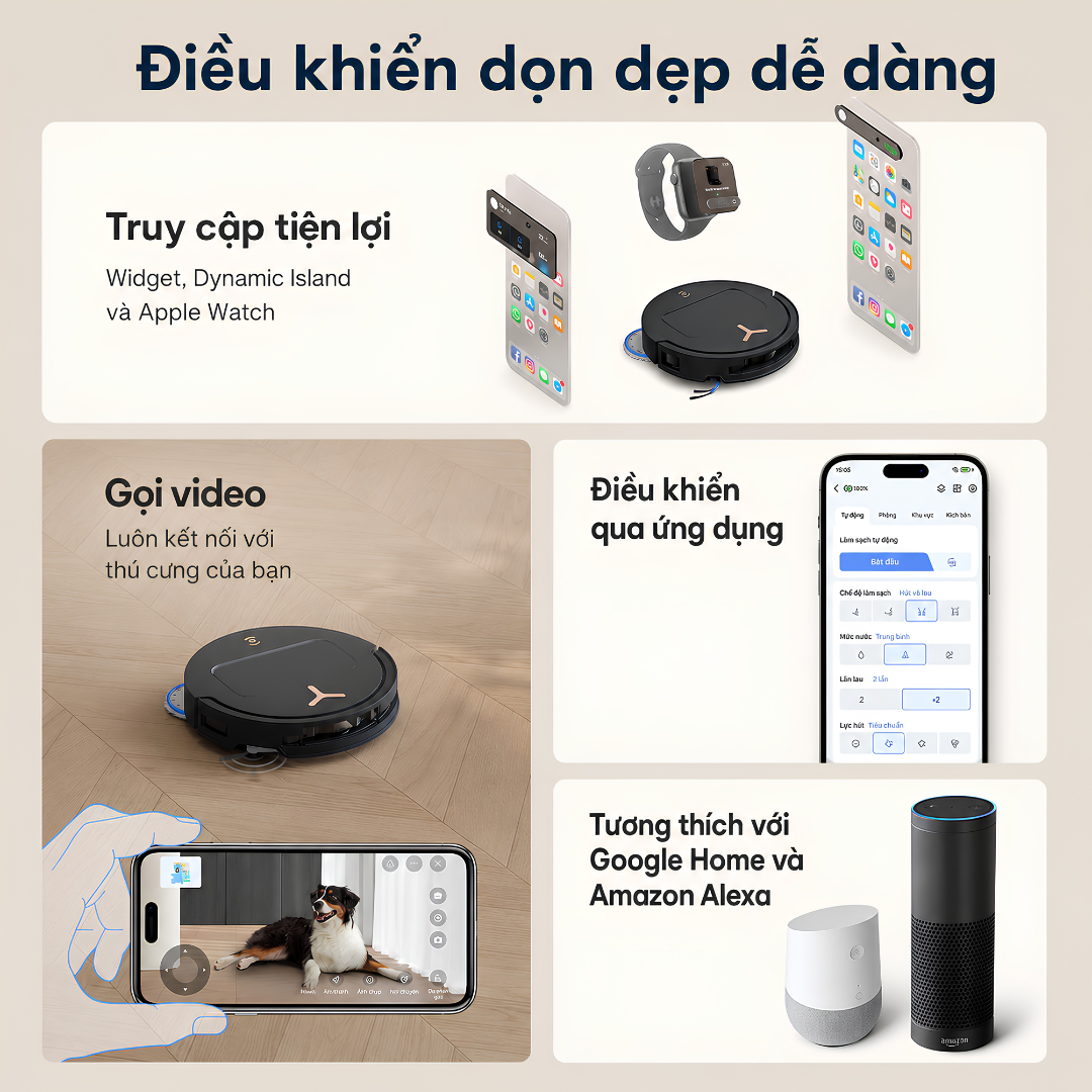  YIKO và ứng dụng ECOVACS HOME