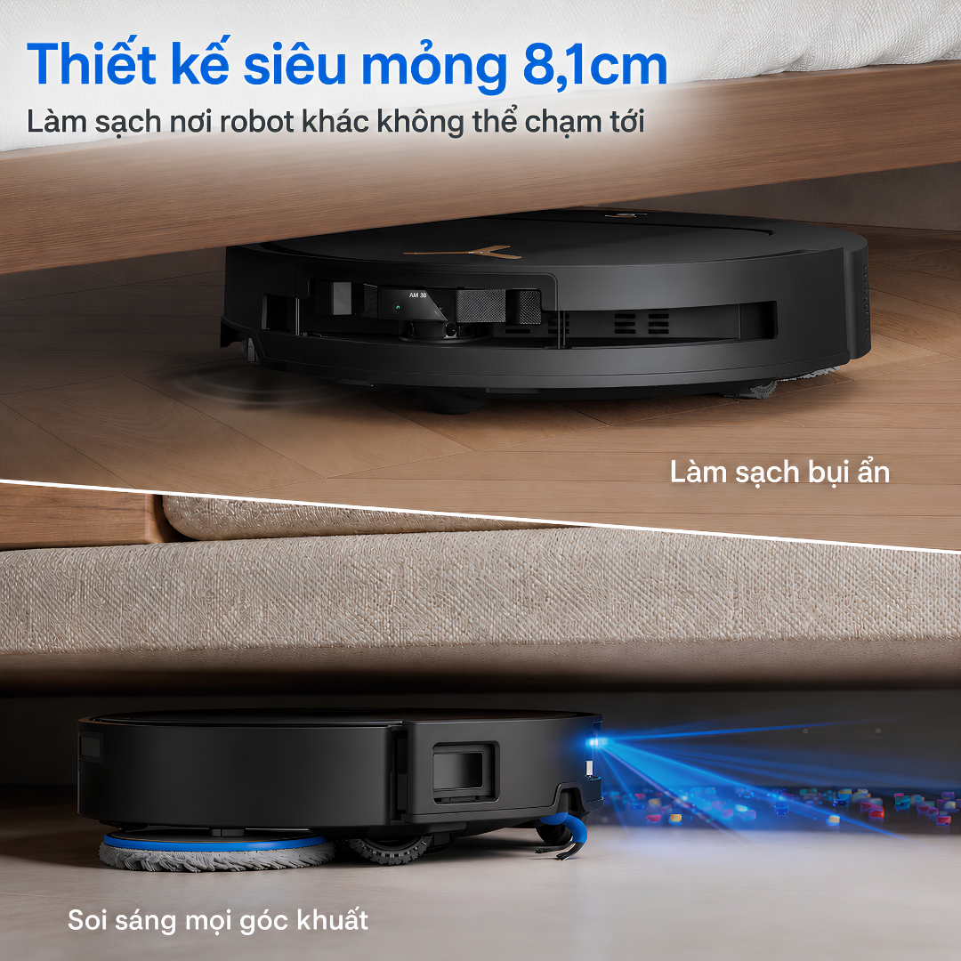 Thiết kế siêu mỏng khoảng 8,1cm