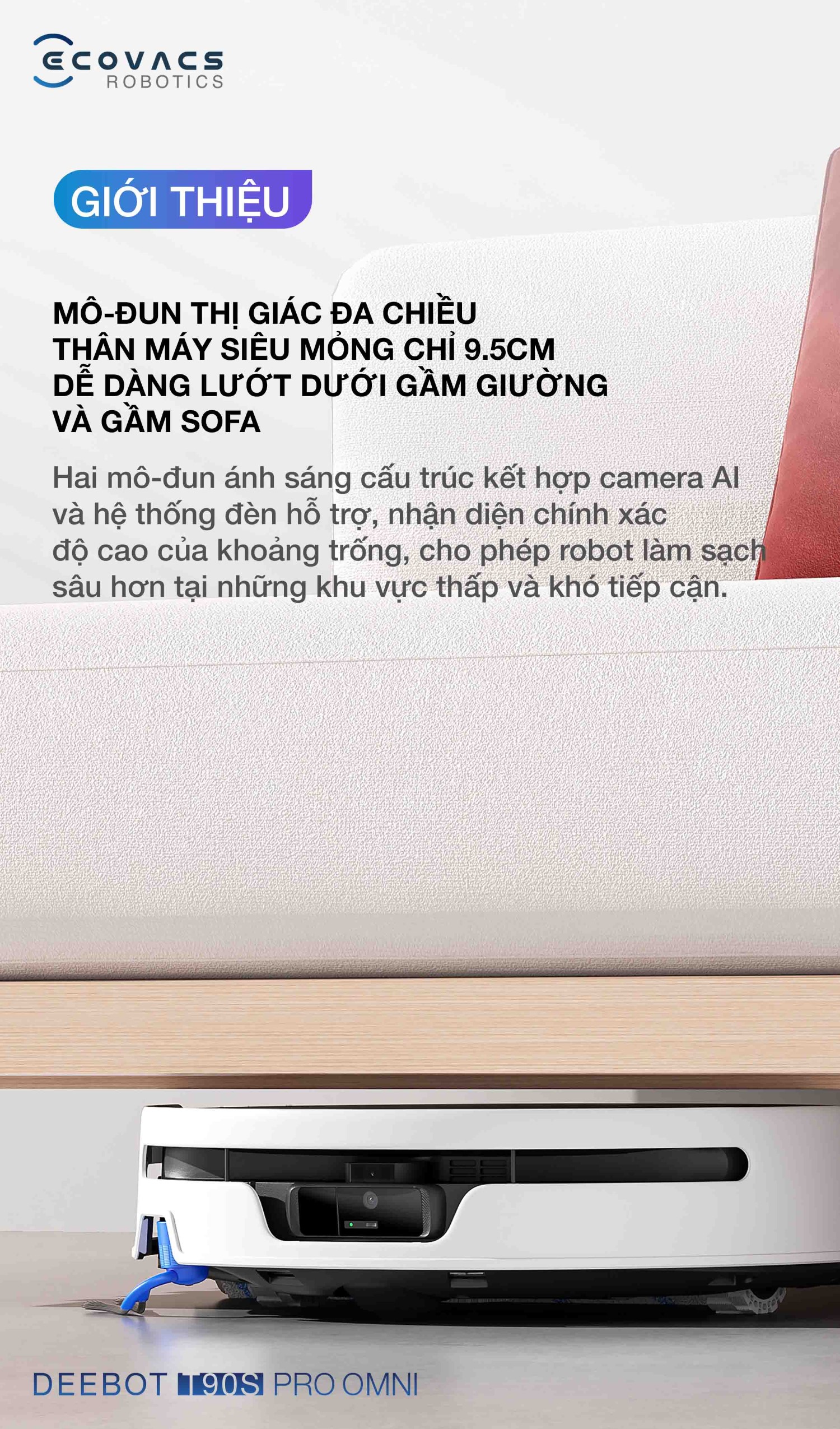 thân máy siêu mỏng 9,5cm