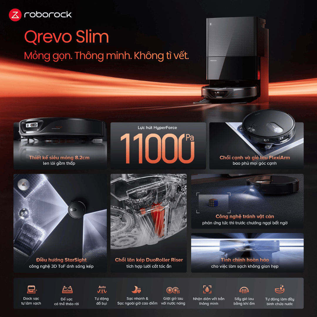 Hướng Dẫn Sử Dụng Roborock Qrevo Slim