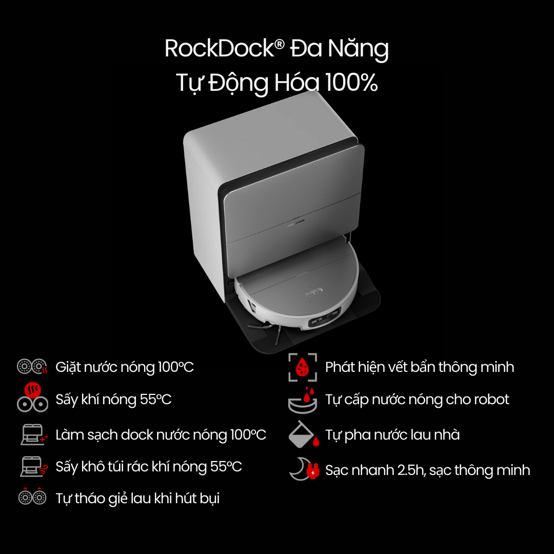 Dock sạc tự động toàn diện - Gần như không cần can thiệp thủ công