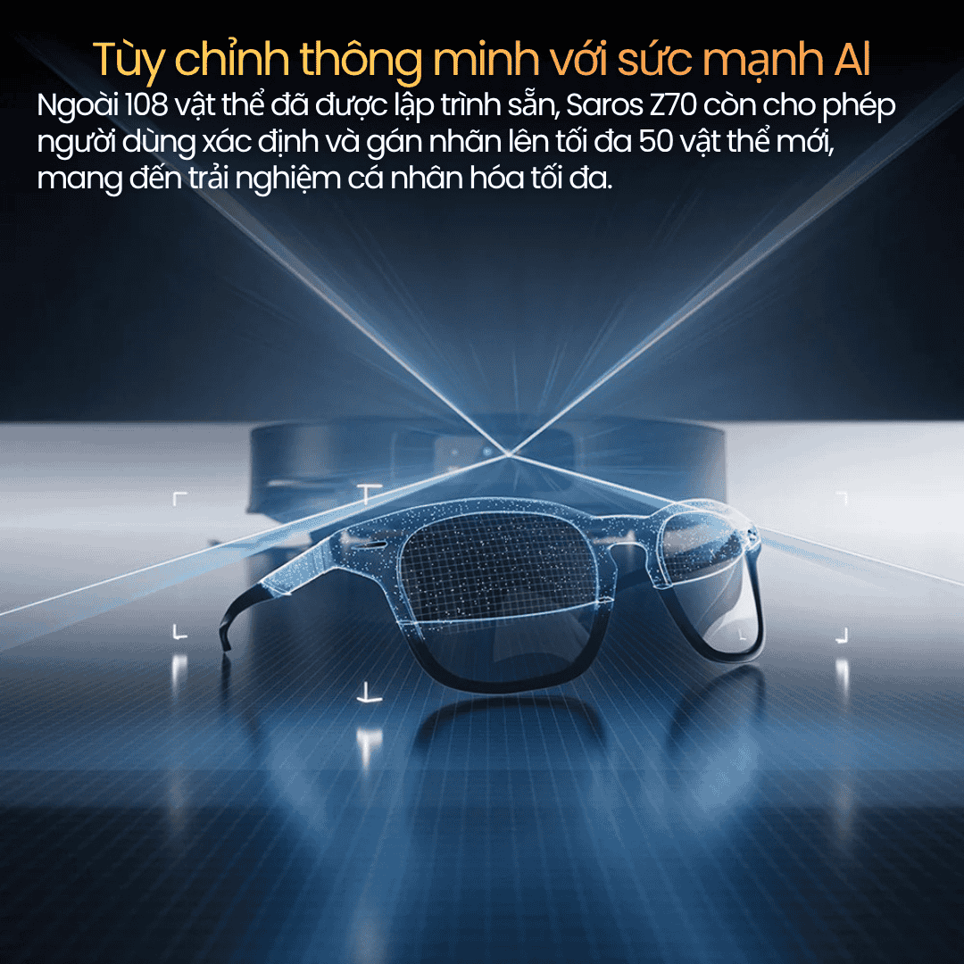 Saros Z70 - Công nghệ AI nhận diện vật thể mở rộng