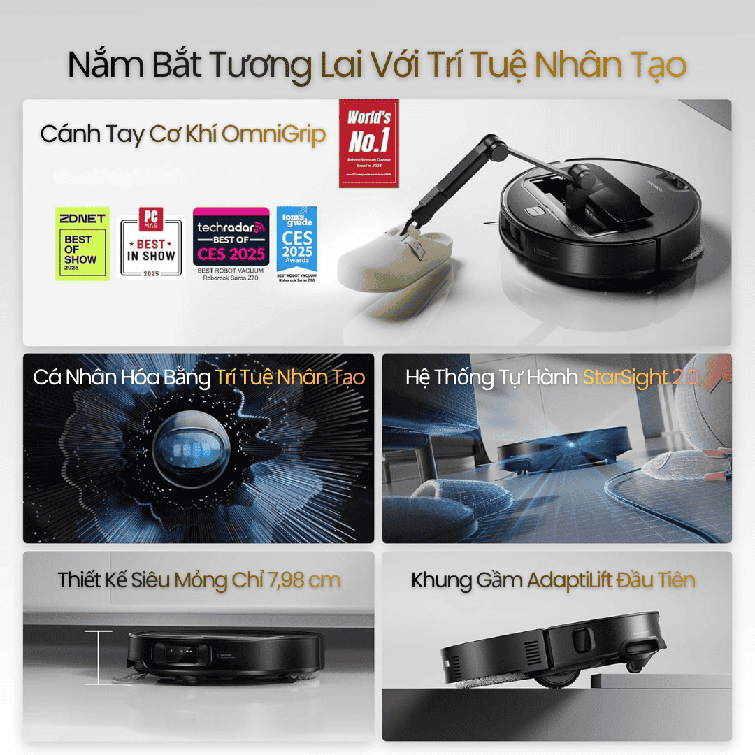 Tay cơ học OmniGrip - Cánh tay AI linh hoạt như con người