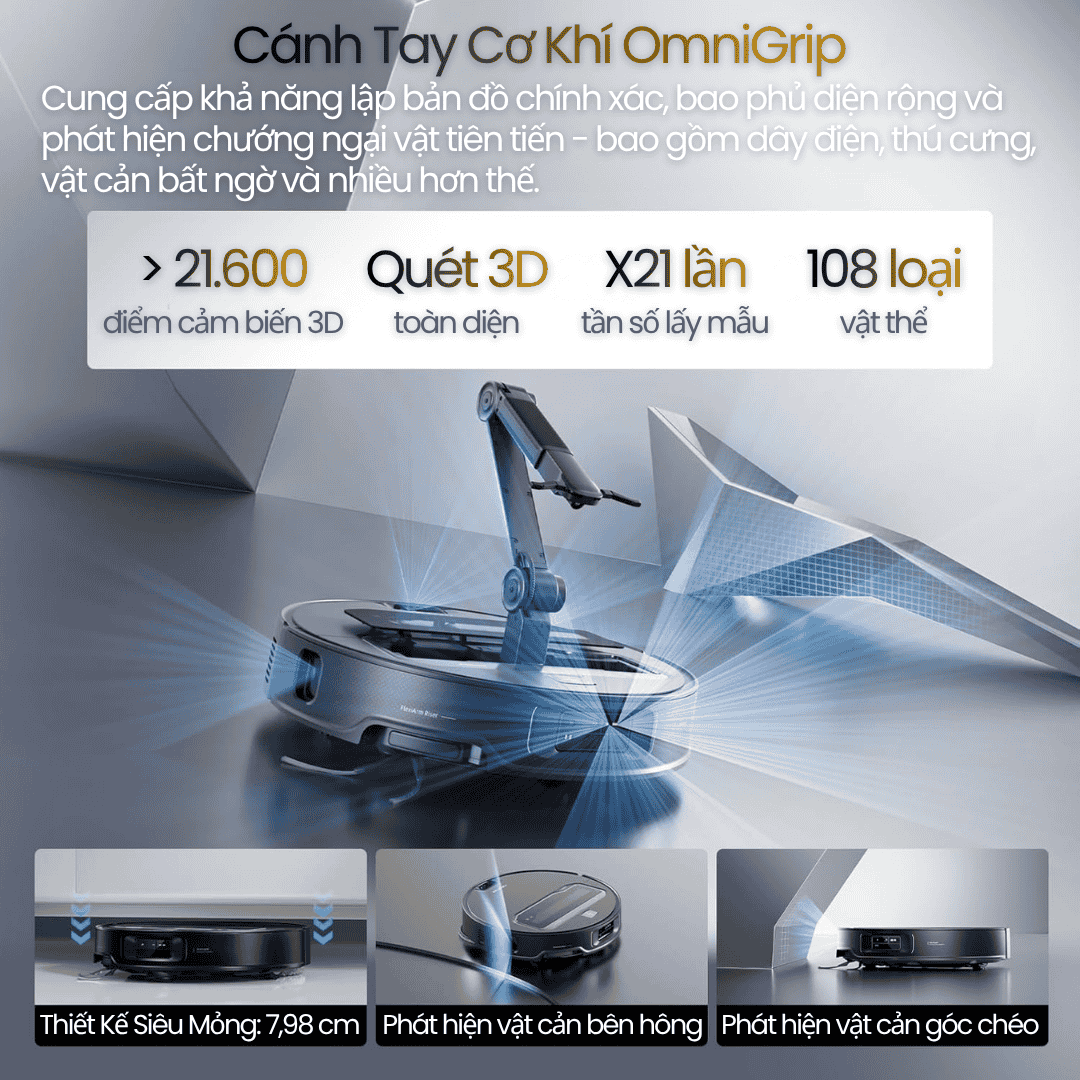 Roborock Saros Z70 - quét bản đồ nhanh gấp 6 lần