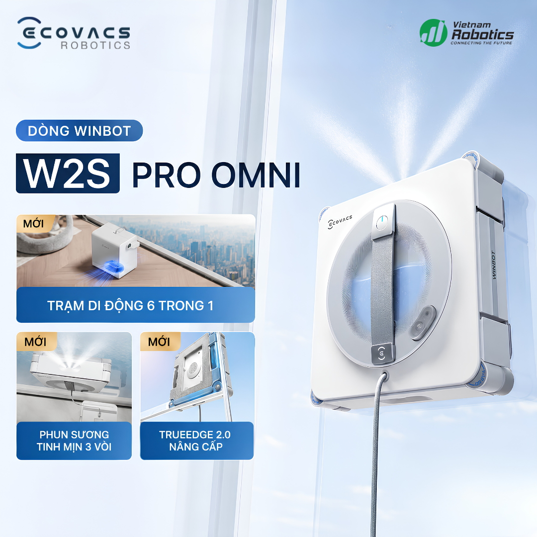 Điểm nổi bật của ECOVACS WINBOT W2S Pro OMNI