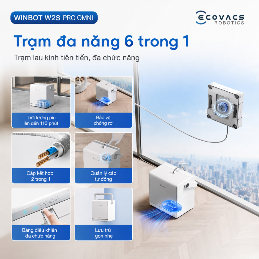 Trạm OMNI – Nguồn điện, điều khiển và lưu trữ tập trung
