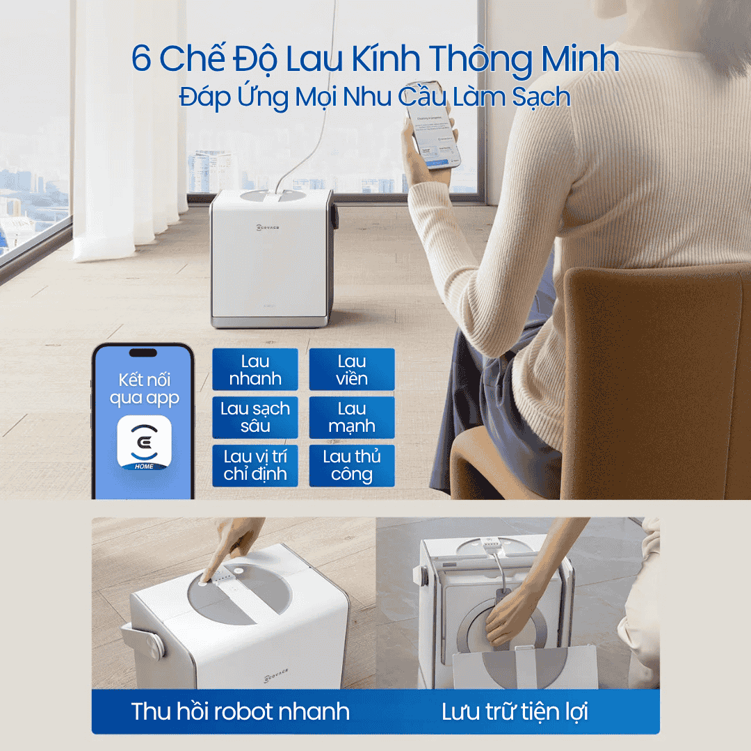 Ứng dụng ECOVACS HOME - điều khiển mọi lúc mọi nơi