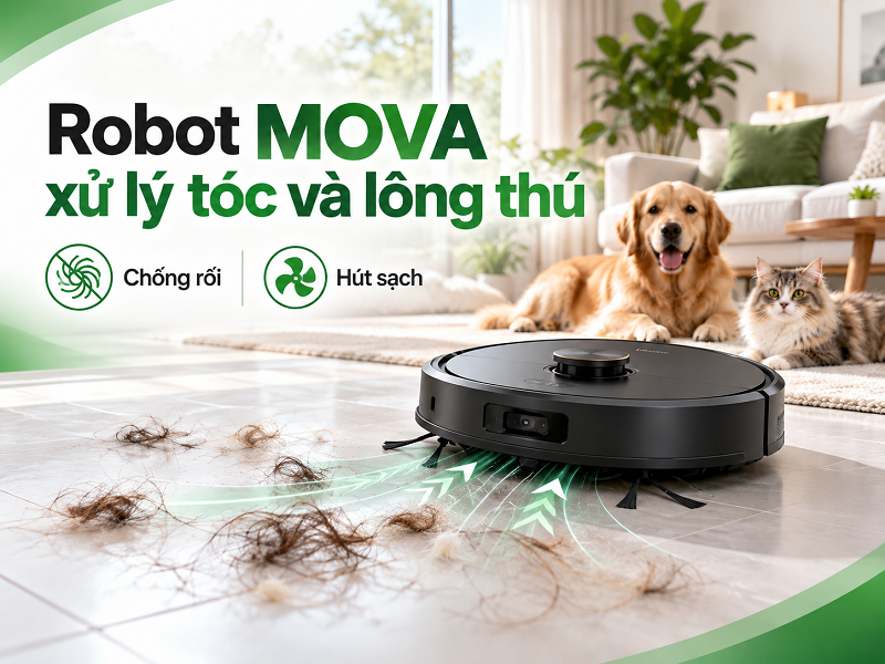 Robot MOVA xử lý tóc và lông thú như thế nào?