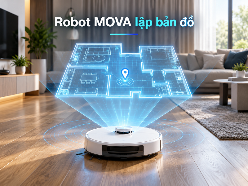 Robot MOVA lập bản đồ như thế nào?