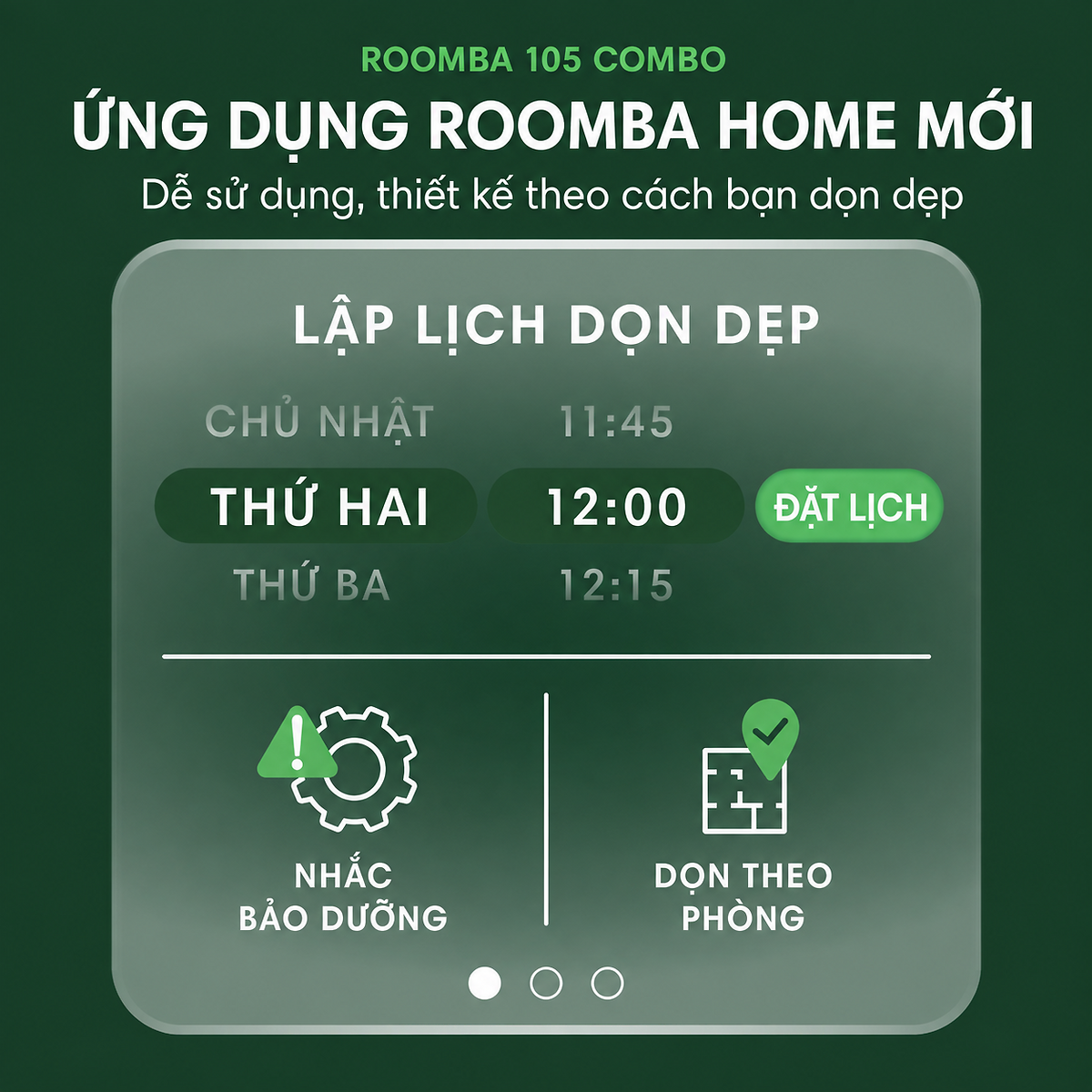 Roomba Home App dễ dùng và tùy chỉnh đủ sâu
