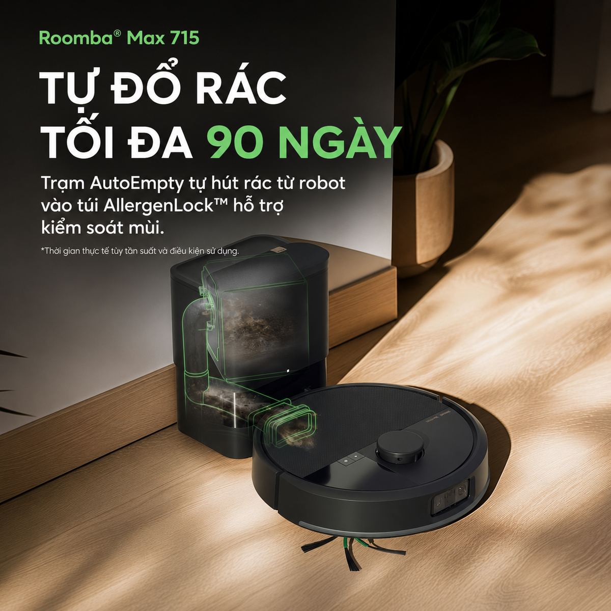 Trạm AutoEmpty giảm việc đổ rác như thế nào?