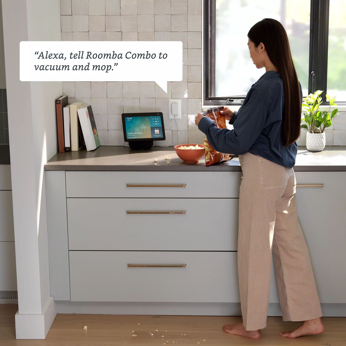 Roomba® Home App và điều khiển bằng giọng nói