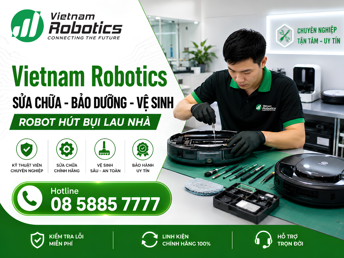 Tổng Hợp Lỗi Thường Gặp Khi Dùng Robot Hút Bụi Lau Nhà