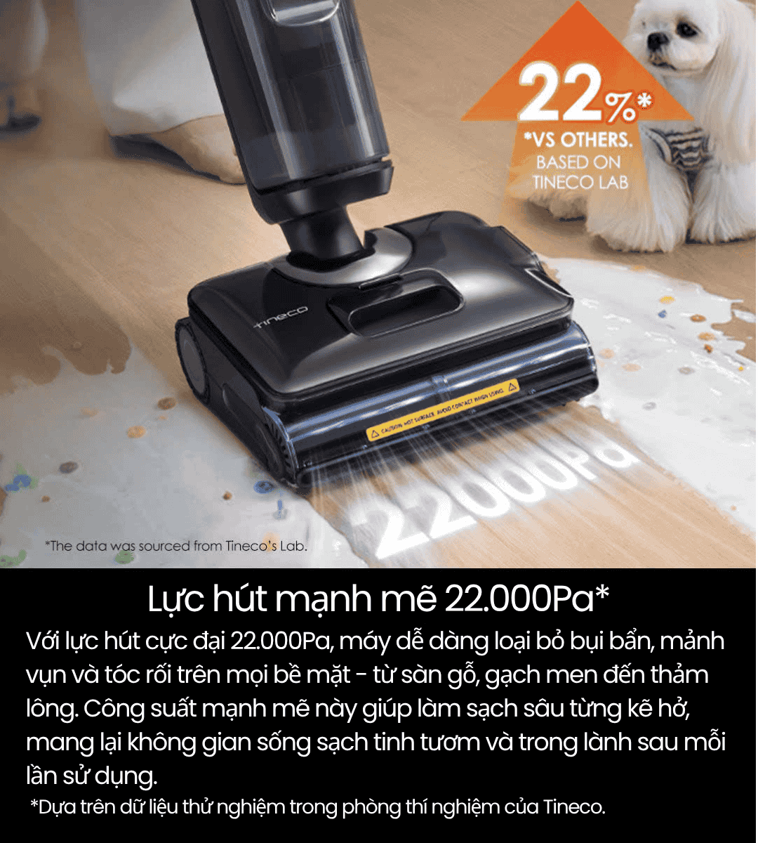 Tineco Floor One S7 Stretch Steam - BH 12 Th