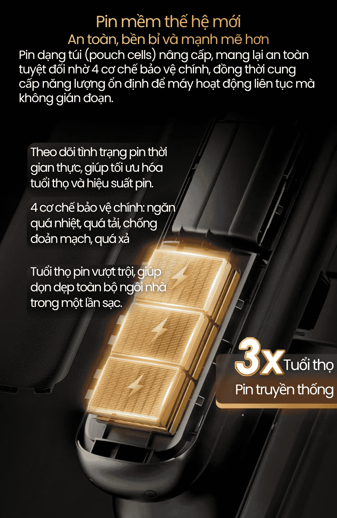 pin mềm thế hệ mới, bền hơn gấp 3 lần