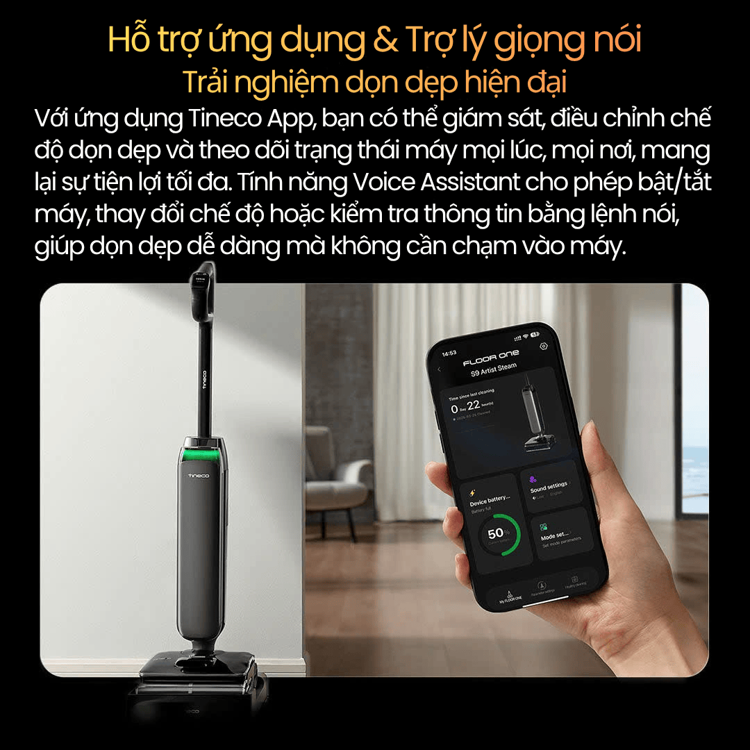 kết nối ứng dụng, điều khiển bằng giọng nói