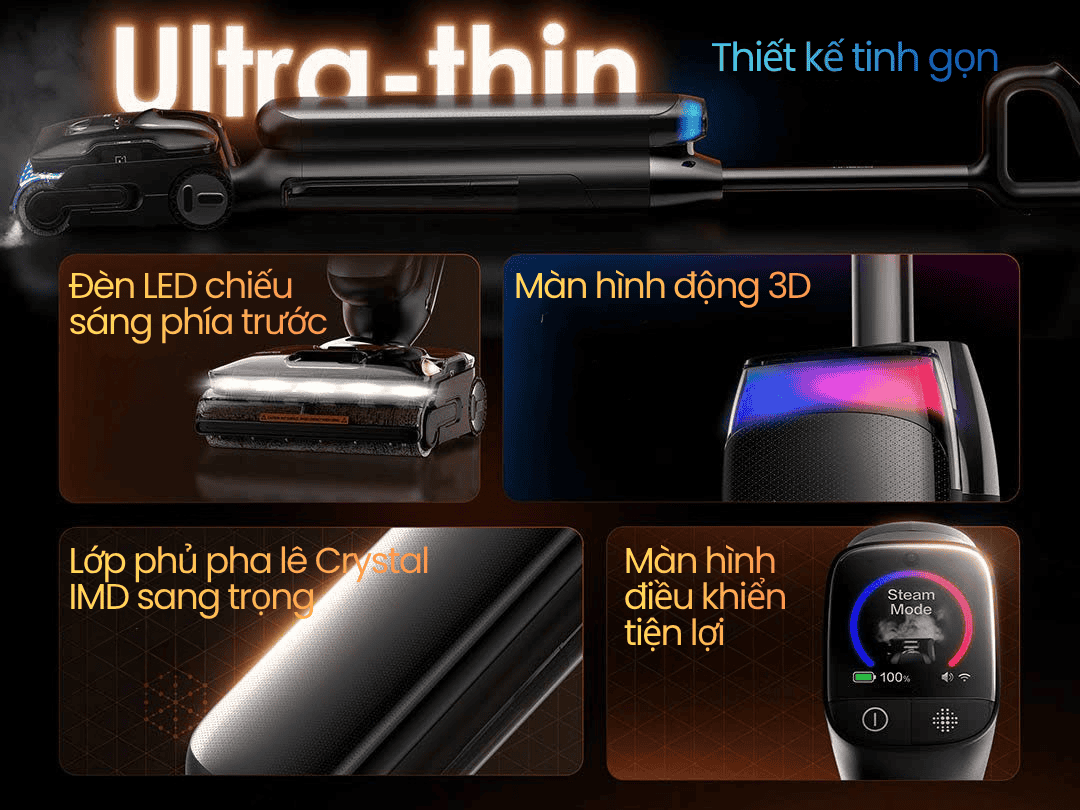 S9 Artist Steam Pro - thiết kế tinh gọn 