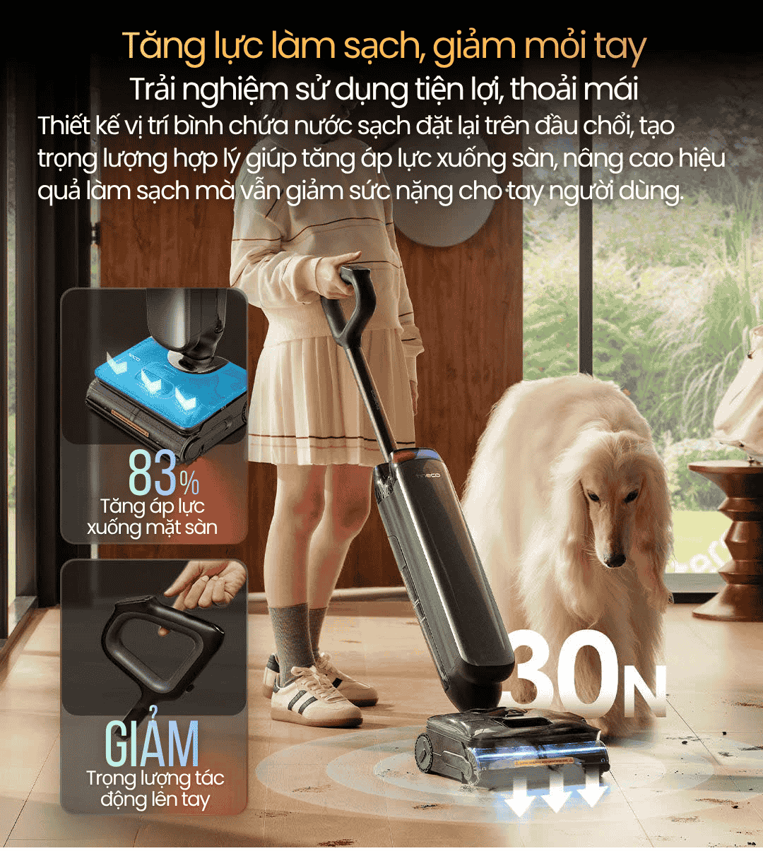 trải nghiệm tiện lợi khi sử dụng