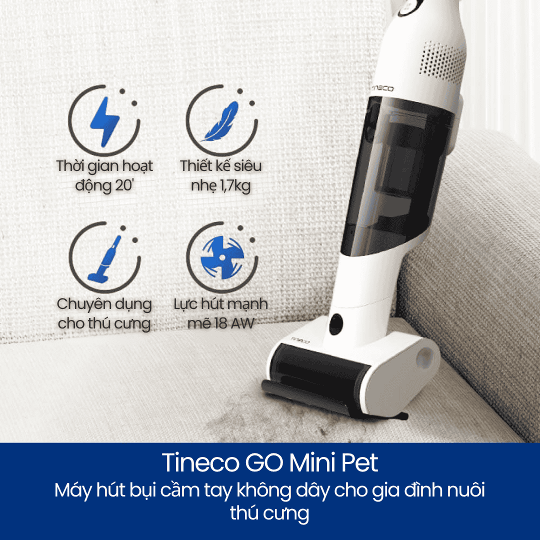 Tineco GO MINI PET - BH 12 Th