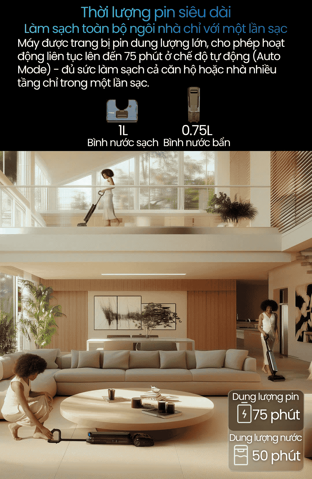 Tineco Floor One S9 Artist Pro - BH 12 Th