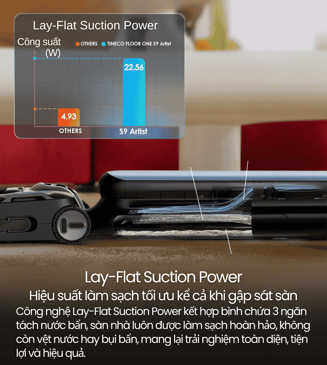 Tineco Floor One S9 Artist Pro - BH 12 Th