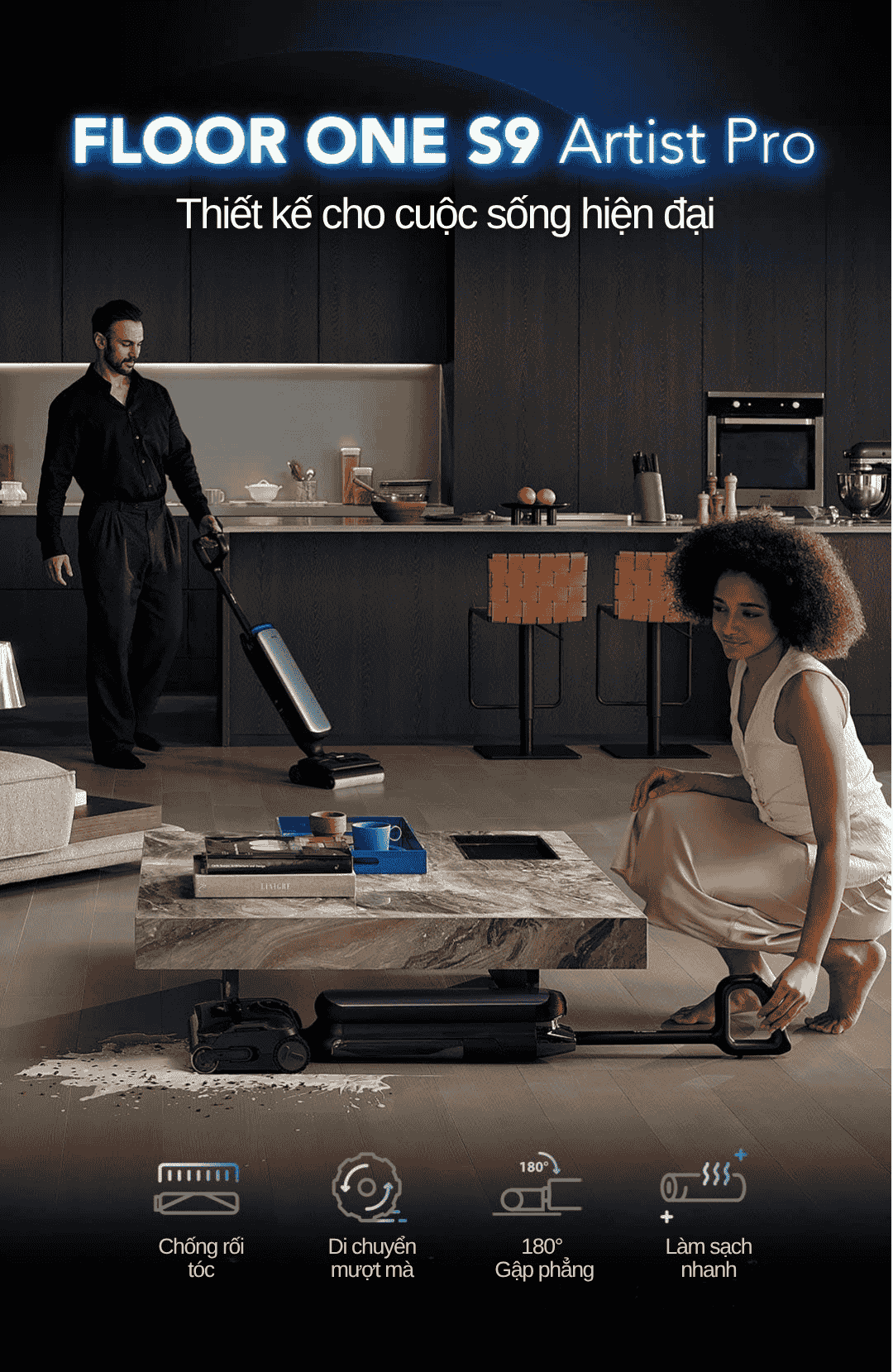 Tineco Floor One S9 Artist Pro - BH 12 Th