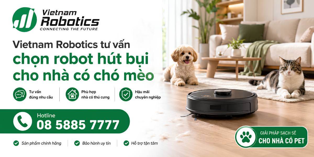 Bạn đang nuôi chó mèo, nhà nhiều tóc rụng hoặc thường xuyên phải dọn lông thú?